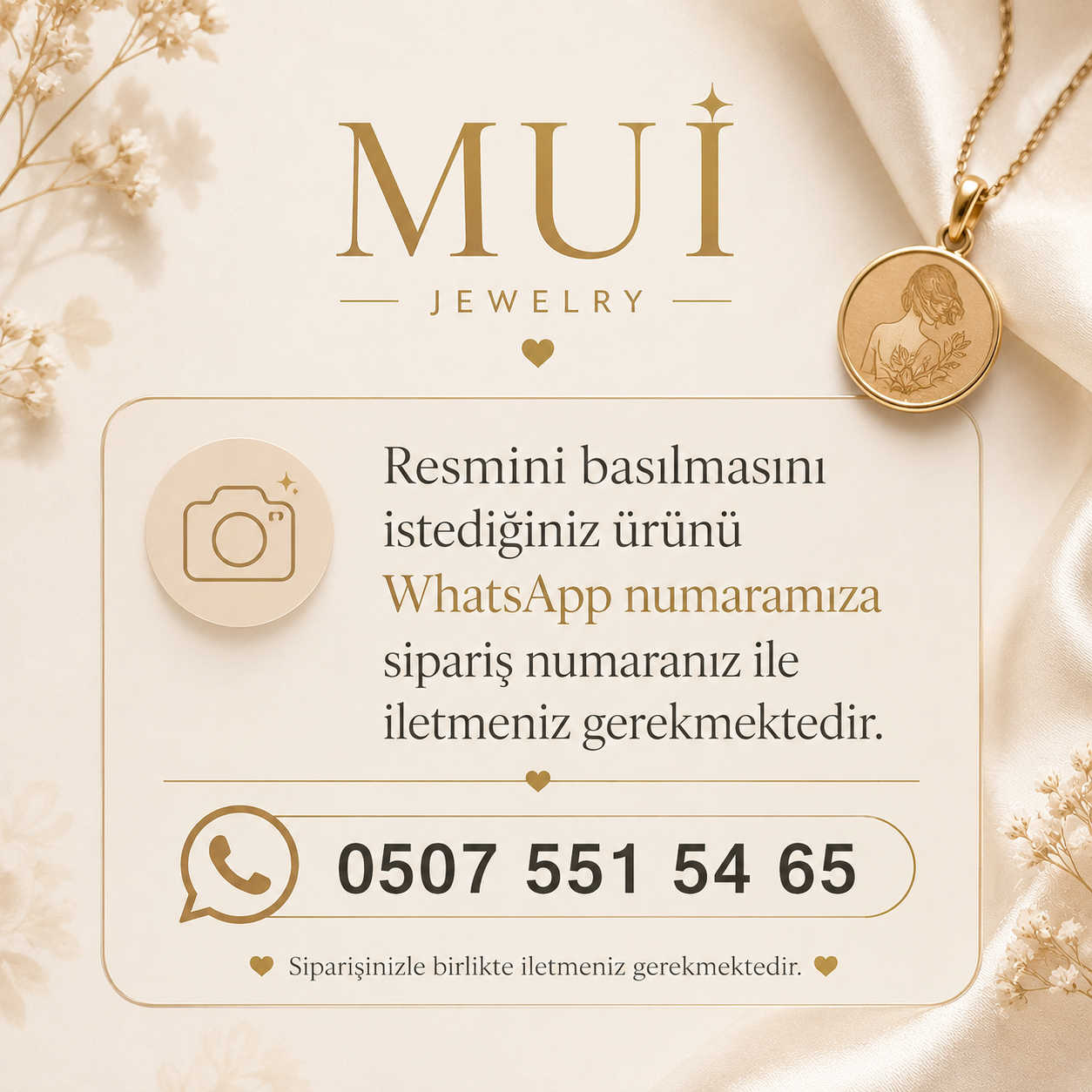 925 Ayar Gümüş Kişiye Özel Resimli Kolye