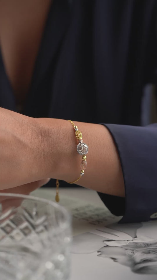 925 Ayar Gümüş Kafes Model Dorika Bileklik